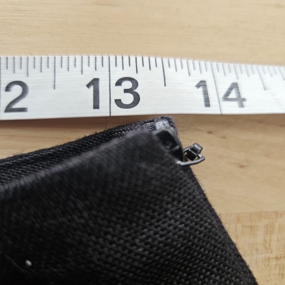 Talbots Pants Women 4 Black Irish Linen Wide Leg Relaxed Pockets Lagenlook - Picture 8 of 12